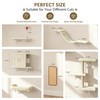 Coolsheepsia Cat Wall Shelves, 6 in 1 Cat Wall Furniture