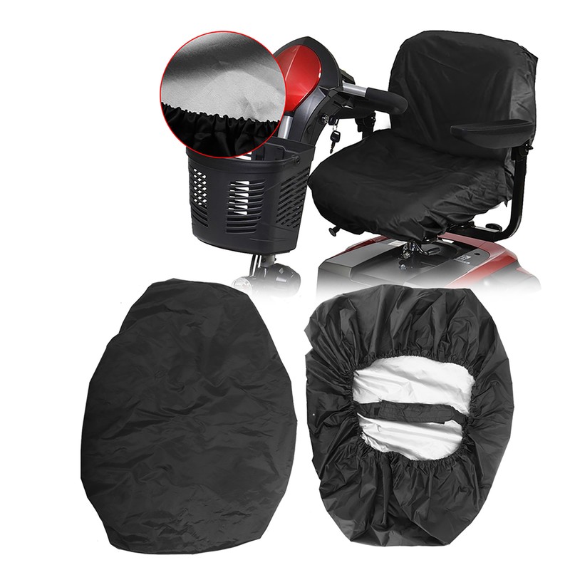 Professional Waterproof Seat Cover for Electric Wheelchairs Mobility Scooter Black