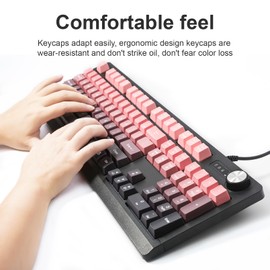Wired RGB Gaming Membrance Keyboard. 100 Percent Mini Creamy LED Computer Keyboard .Small Ergonomic Clicky Teclado with ABS Backlit Unreplaceable Keycaps. for PC Laptop MAC Gamer. (Gray)