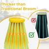 Angle Broom for Floors 55” Soft Bristle Brooms for Sweeping