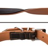Schnüffelfreunde Fun Line Leather Dog Collar for Large, Medium and