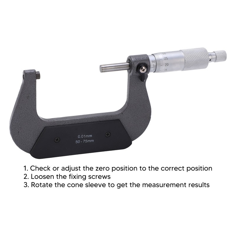 Micrometer Stable Alloy Surface Accurate Measurement Portable Micrometer Caliper Thickness