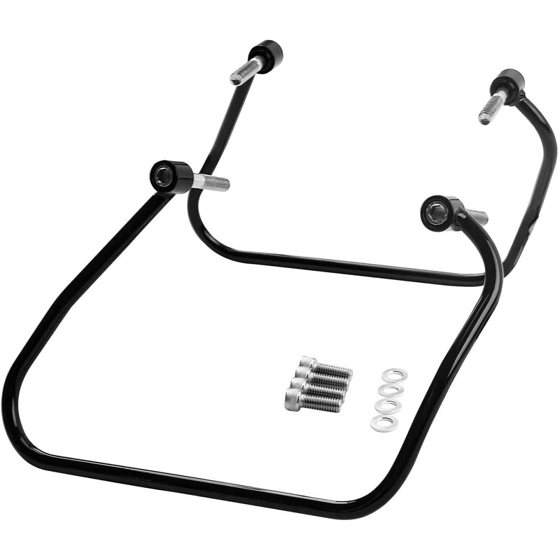 VPZMT Saddlebags Support Bracket Mount Rack Kit Fits for Harley