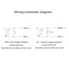 SazkJere 6PCS SCT-013-000 100A 50mA Open Close Transformer Non-invasive Split