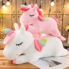 hitoshe Unicorn Stuffed Animal, Soft Unicorn Plush Hugging Pillow Toy
