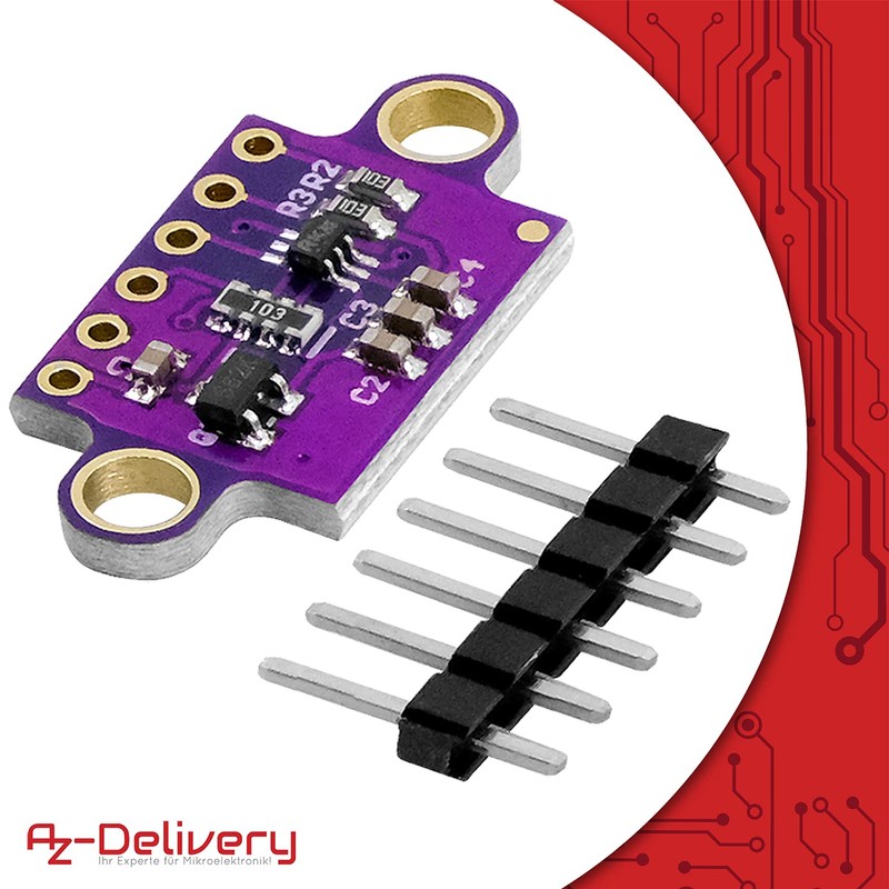 AZDelivery VL53L0X Time-of-Flight (ToF) Laser Ranging Sensor