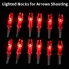 Hauojaus 12 Pack X Lighted Nocks for Arrows,Fit for Arrows