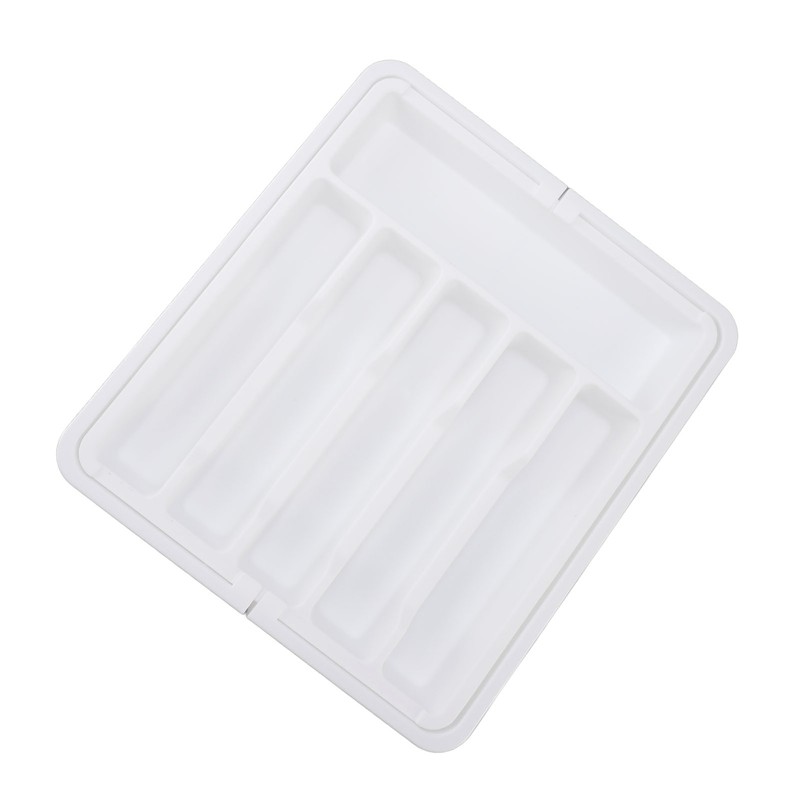 Expandable Utensil Tray Multi Compartments Space Saving Expandable Kitchen Drawer