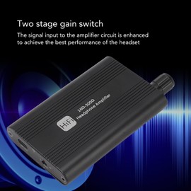 Headphone Amplifier, Durable Headphone Amplifier. 3.5mm AUX Input Output for Phone