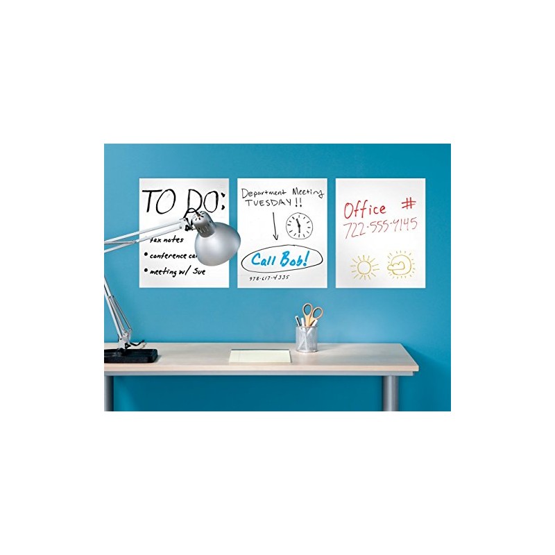 Two Elephants Dry Erase Sheets with Marker 6 Pack 9x12