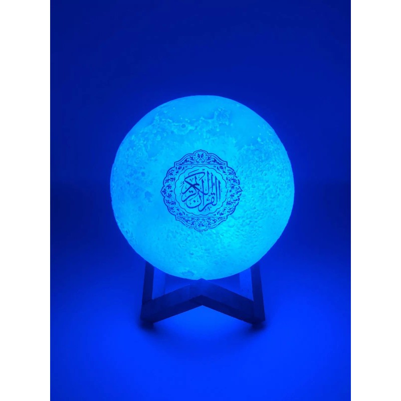 Moon Quran Speaker w/ Remote, includes 18 Reciters, 25 Translations,