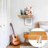 White Shelf Brackets 12 Inch, Heavy Duty Wall Mounted Metal