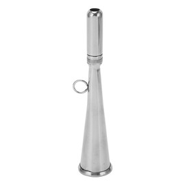 Handheld Air Horn, 304 Stainless Steel Removable Mouthpiece Fog Horn, Lightweight Handheld Foghorn with Sturdy Structure Boat Accessory for Emergency Back Up Marines Boats Yachts