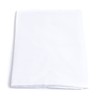 Bed Sheet Flat Sheet Single White (150cm x 250cm) Commercial