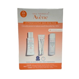 Avène Avene Hypersensitive Skin Routine Cleanse, Treat & Soothe, New