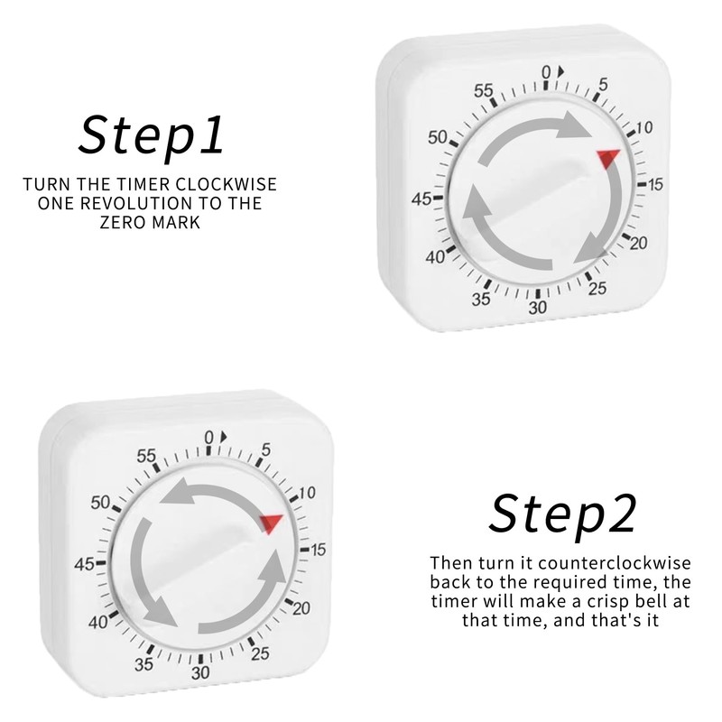 SULIVES Kitchen Timer, Egg Timers for Boiling Eggs, Timers for