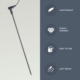 Grounding Rod for Earthing w/40 Foot Cord by GroundLuxe