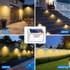 Peasur Solar Outdoor Lights [10 Pack/140LED], 3000K Warm Light Motion