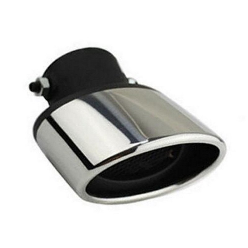 PolarLander 1pc Exhaust Tailpipe Tail Pipe Rear Muffler Stainless Steel