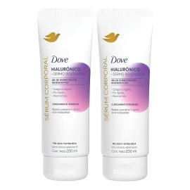 2 Sérum Corporal Dove Hialurónico Dermo Renovador 200ml