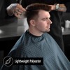 BD Barber Diamond Grid Barber Cape - Snap Closure, Water-Resistant,