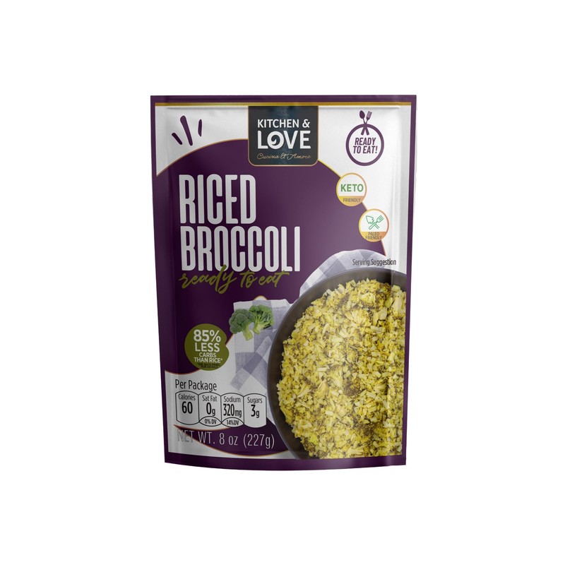 Kitchen & Love Riced Broccoli 8 oz (6 Pack) |