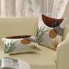 GOLIANDA Boho Pillow Covers 18x18 Set of 2 Green Gold