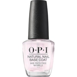 OPI Capa base de esmalte de uñas | Capa base de esmalte de uñas transparente | Resistente a astillas, protege las uñas, evita la decoloración | Helps 