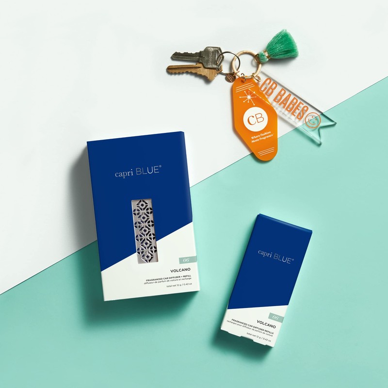 Capri Blue Volcano Fragranced Car Diffuser with Refills - Volcano