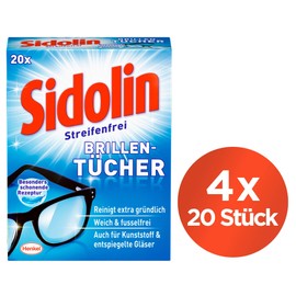 Sidolin wet wipes for glasses FTT2 80