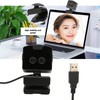 Binocular Webcam 2MP 1080P HD Wide Angles Front Conference Webcam