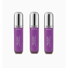 Revlon Ultra HD Metallic Matte Liquid Lipcolor, #710 HD DAZZLE - 3 PACK