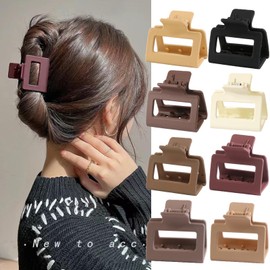 Medium Size Hair Claws Heart Hair Clip, Nonslip Claw Clips Strong Hold Claw Clip for Medium Thick Hair Women and Girls Hawaii Hair Accessorie (HairclawMid)