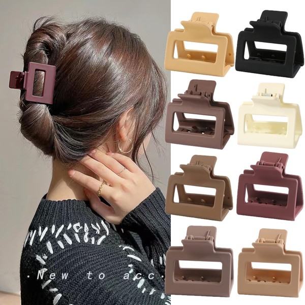 Medium Size Hair Claws Heart Hair Clip, Nonslip Claw Clips