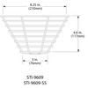 Safety Technology International, Inc. STI-9609 Steel Web Stopper®, 9 Gauge