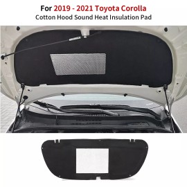 Unbranded Car Front Hood Engine Sound Insulation Pad For 2019-2021 Toyota Corolla Sedan