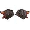 Rubies Adult Cocoa Black Bear Deluxe Overhead Latex Mask for