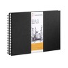 ハーネミューレ(Hahnemühle) スケッチブック D&S スパイラル A5 横 80枚 HM-10628208