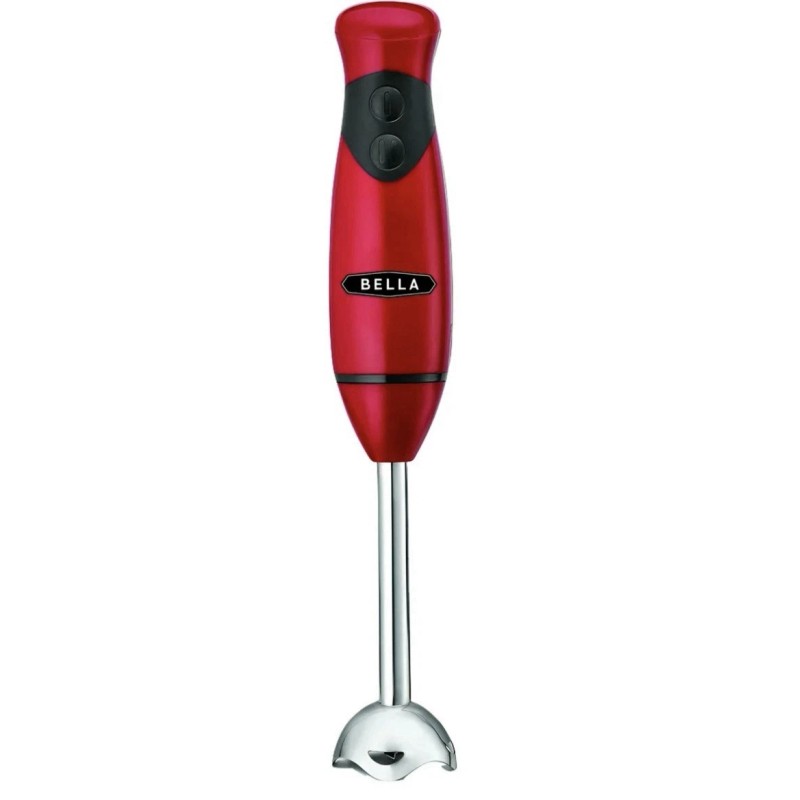 BELLA Immersion Hand Blender, Portable Mixer with Whisk Attachment -