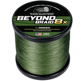 8 Strand Braided Fishing Line Series - Super Sleek & Smooth Braided Fishing Line - High Performance Fishing Line For Saltwater & Freshwater - color: Green, yards: 500 Yards, pound test: 60lb