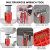 14-in-1 Multi-functional Wrench for Toilet, Sink, Bathroom, Kitchen Plumbing Installation