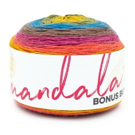 Lion Brand (1 Skein) Lion Brand Yarn 125-204AW Mandala Bonus Bundle Yarn, Chimera