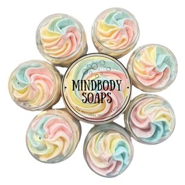 Cool Clear Water Scent Whipped Soap, Foaming Soap, Body Wash & Shaving Cream, All Skin Types, Nourishing and Moisturizing 120+ Scent Options. - Weight: 8 oz