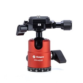 Fotopro 25mm Ball Head for Tripod 1/4" Quick Release Plate 360 Degree Rotating Panoramic Ball Head for Camera Tripod Monopod 42QR Ball Head Orange