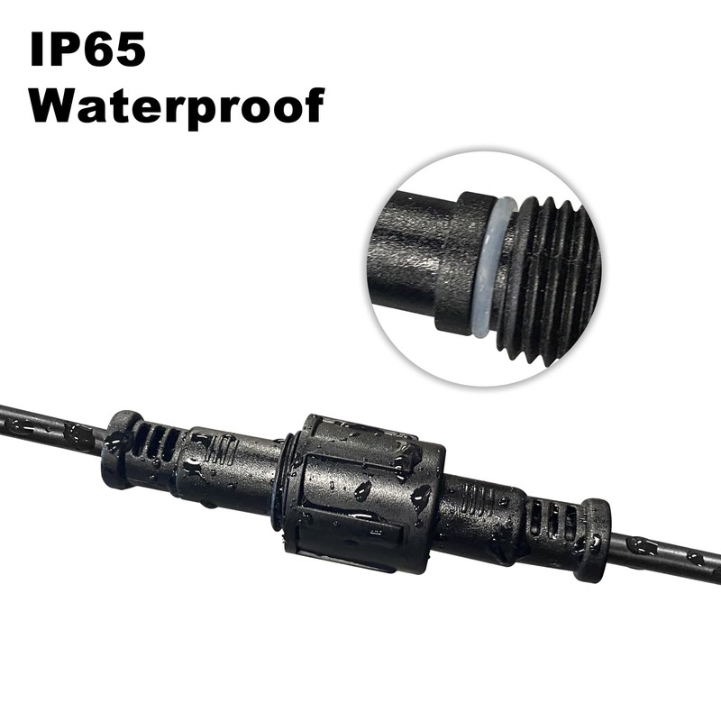 Banord 6.56FT Extension Cord for RGBW Landscape Spotlights, 3 pin(2