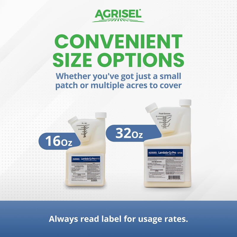 Agrisel Lambda-Cy Pro 9.7 CS Insect/Pest Control Safe for Poultry