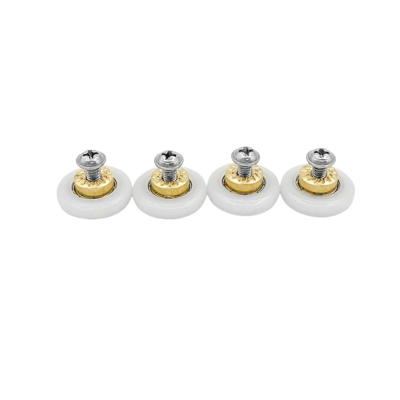 4PCS Shower Door Rollers Runners Wheels Replacement Part Bathroom Glass