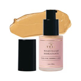 TEIA Cosméticos Maquillaje para piel normal seca de ingredientes naturales - 30 gr (Medio bronceado)