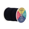 Mandala Crafts Mandala Crafts Black Elastic Bands 1/8 Flat Cord