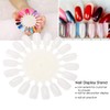 Rotekt 10Pcs/set Nail Display Stand False Tips Nail Polish Gel